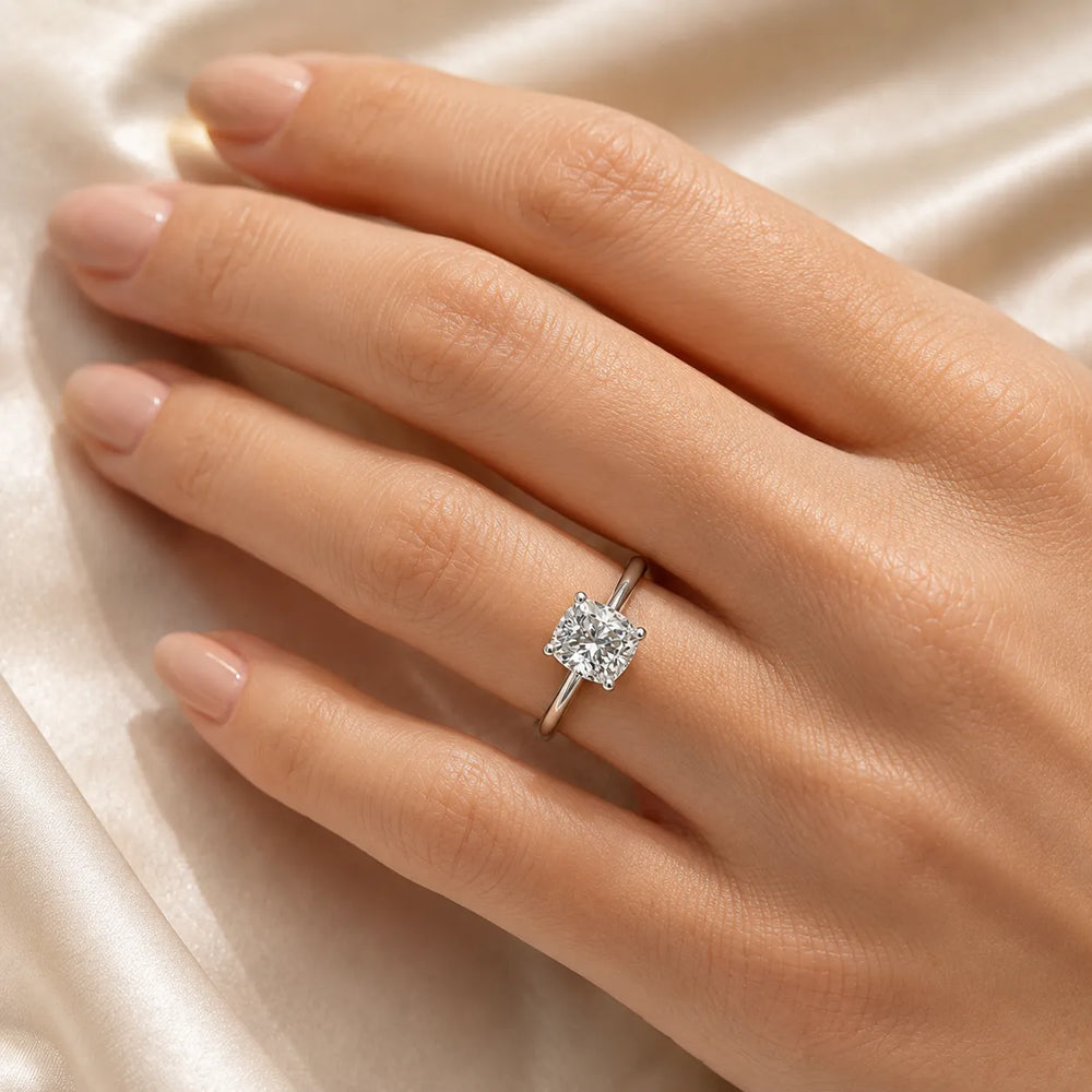 Timeless Four-Prong Solitaire Ring