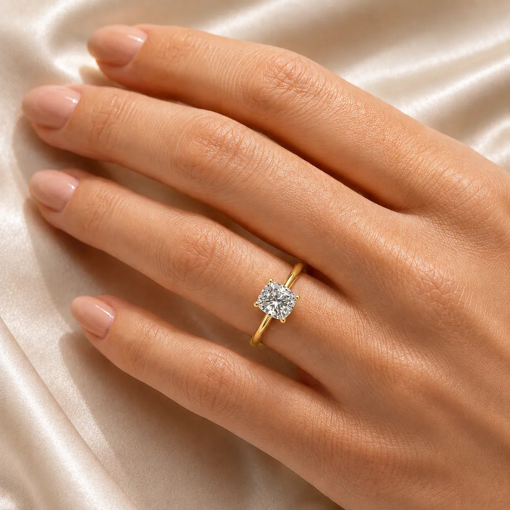 Timeless Four-Prong Solitaire Ring