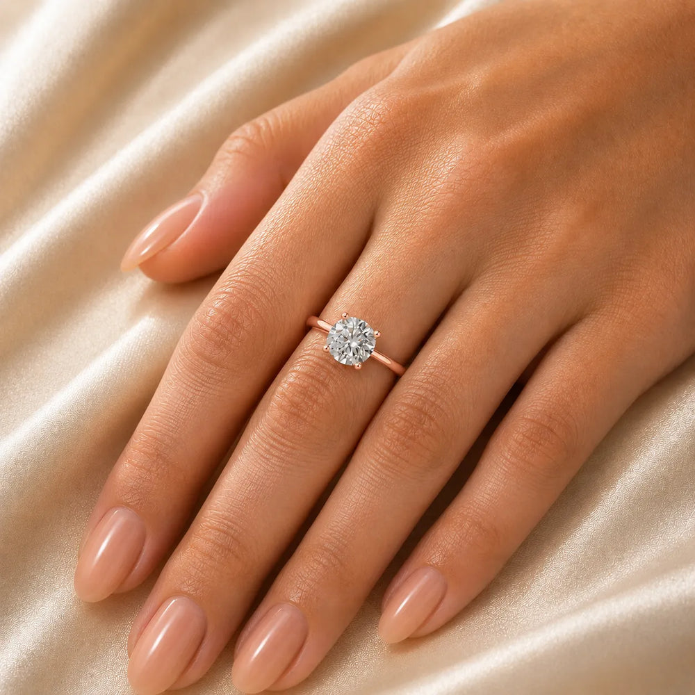 Timeless Four-Prong Solitaire Ring