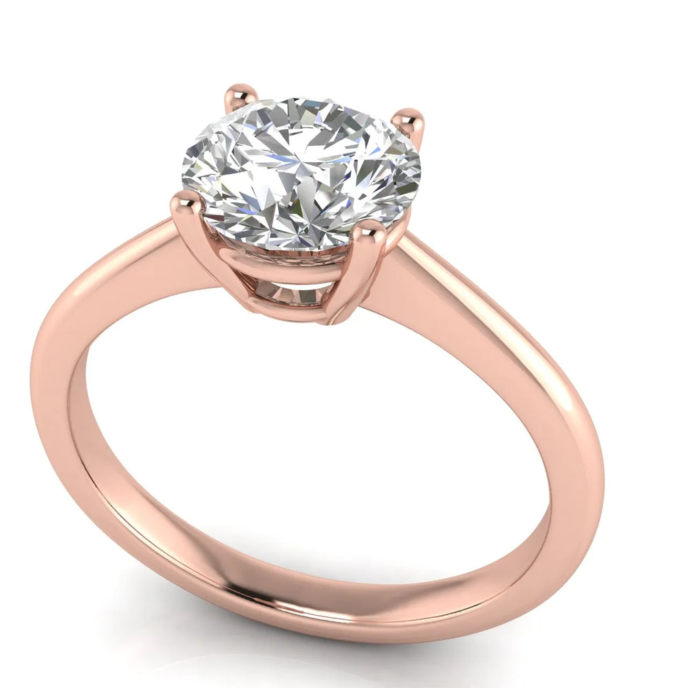 Timeless Four-Prong Solitaire Ring