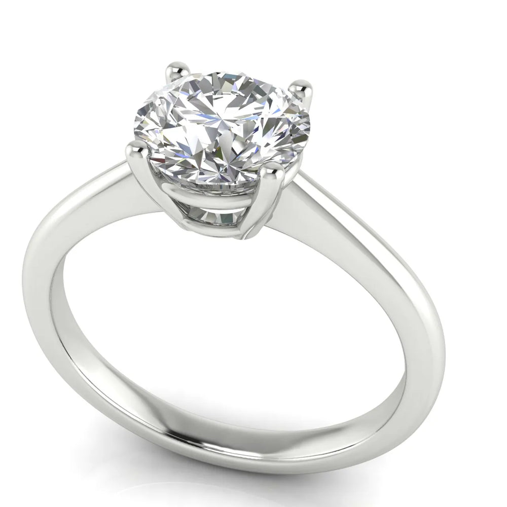 Timeless Four-Prong Solitaire Ring