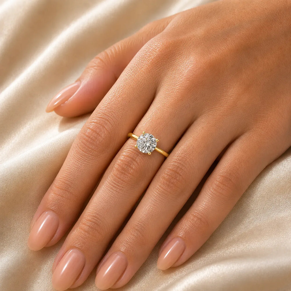 Timeless Four-Prong Solitaire Ring