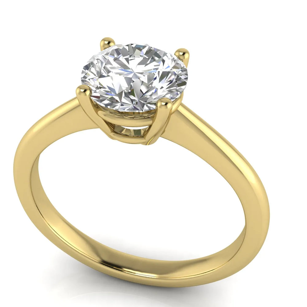 Timeless Four-Prong Solitaire Ring
