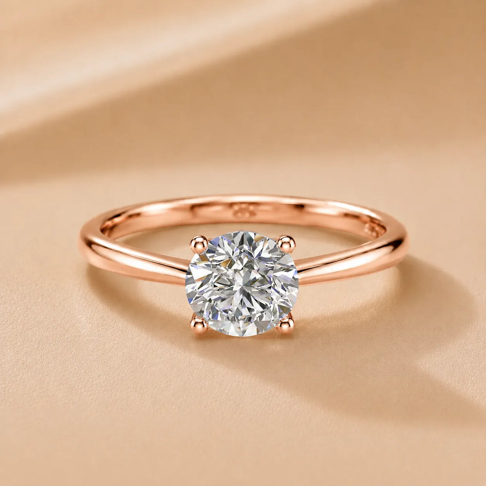 Timeless Four-Prong Solitaire Ring