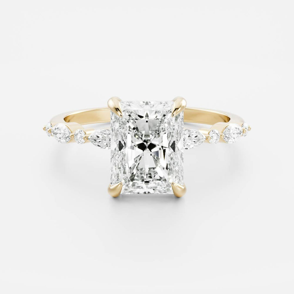 Radiant Cut Labgrown Engagement Ring