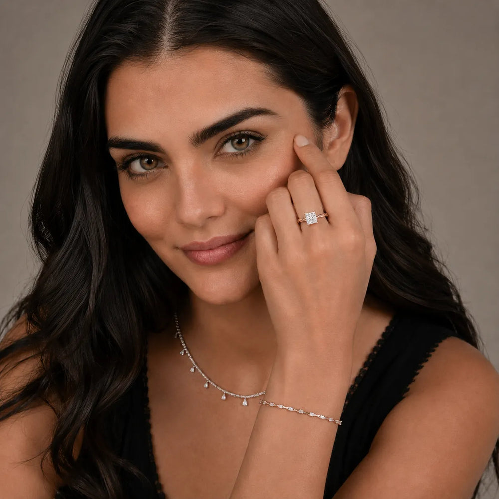 Iris Vintage Cushion Diamond Engagement Ring