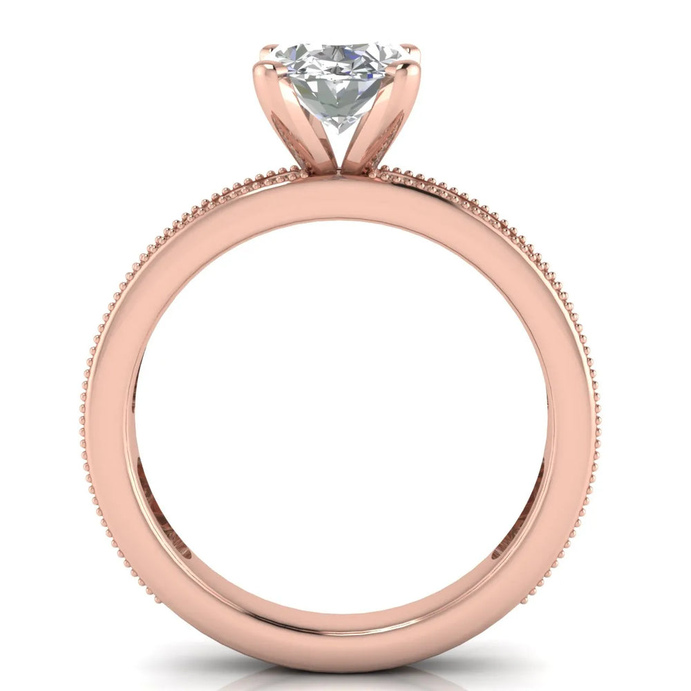 Vintage-Inspired Accent Solitaire Ring