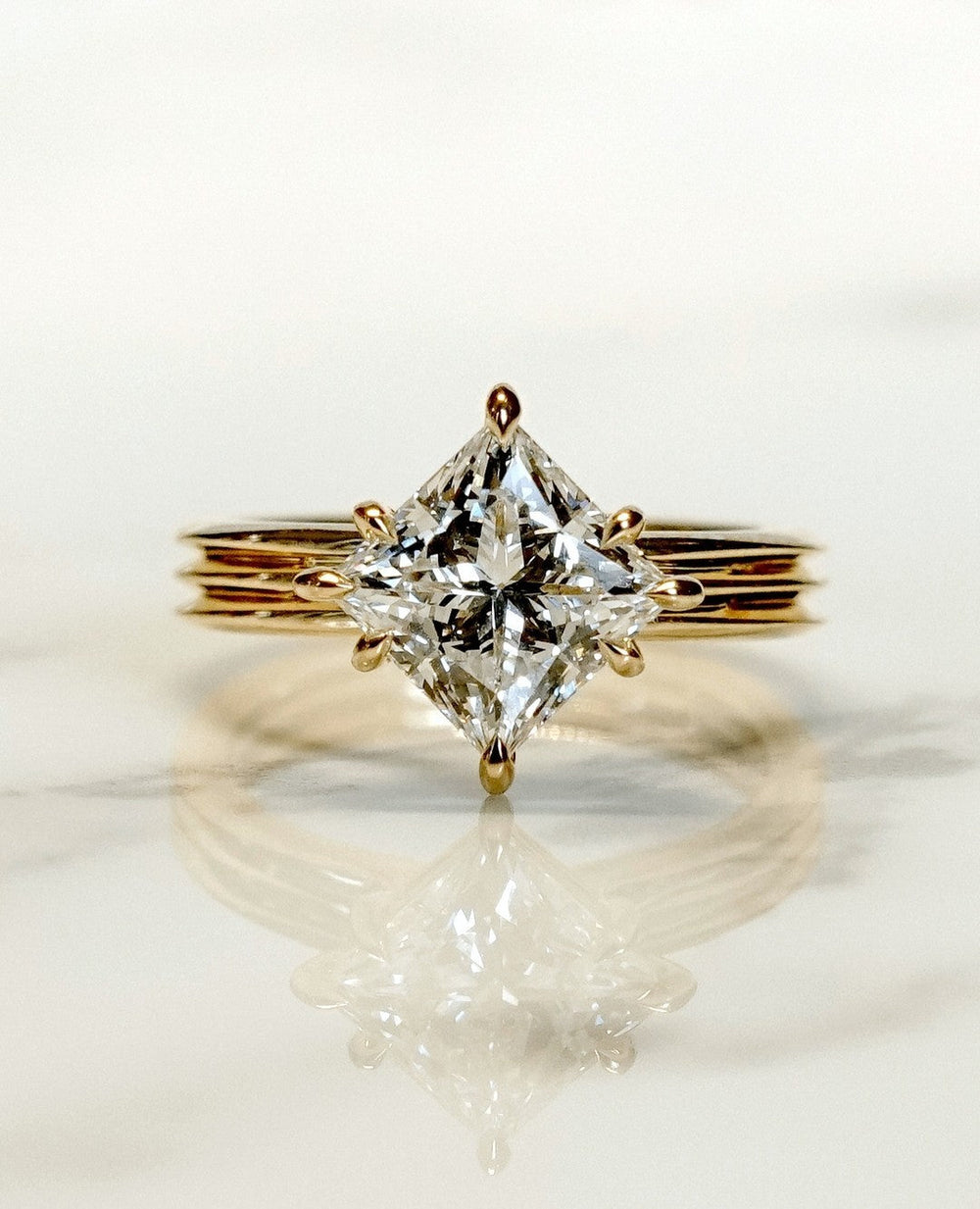 Princess Cut Labgrown Engagement Ring