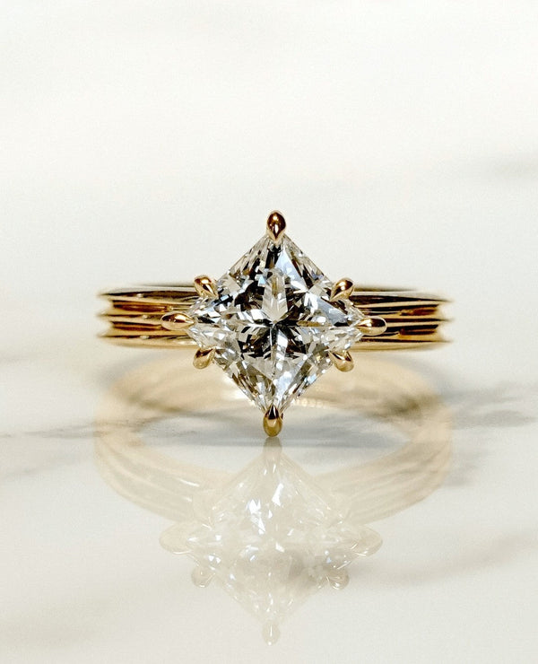 Princess Cut Labgrown Engagement Ring