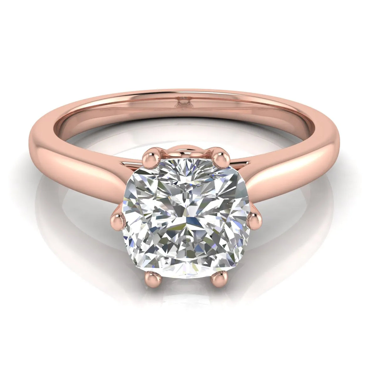 Romantic Solitaire Ring with Timeless Design