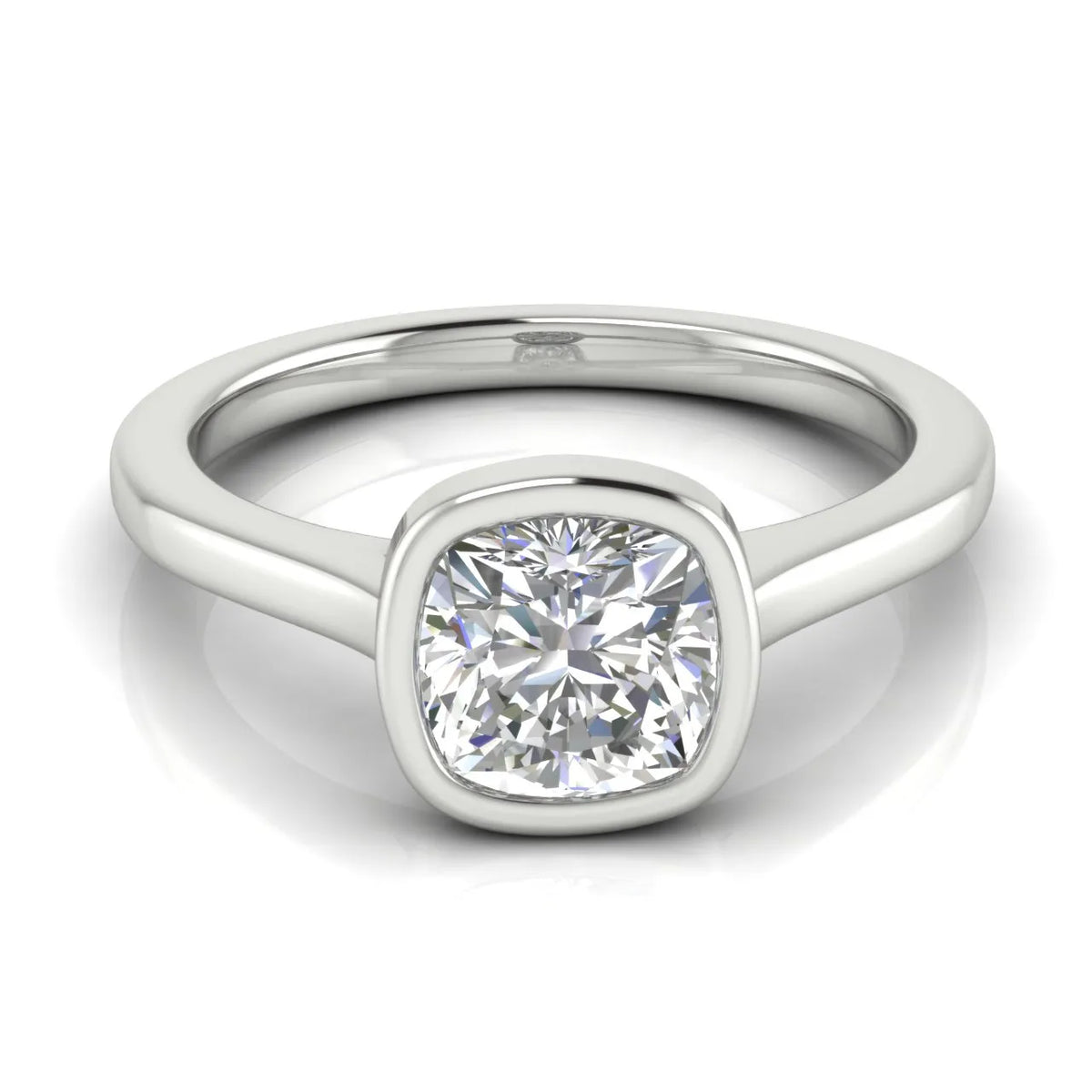 Romantic Halo Solitaire Ring