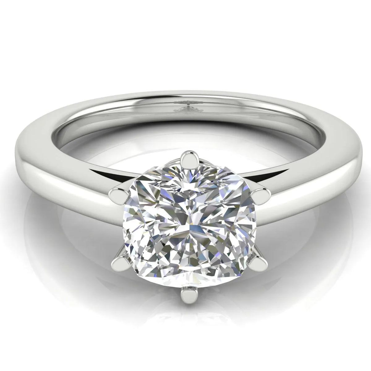Classic Six-Prong Solitaire Ring