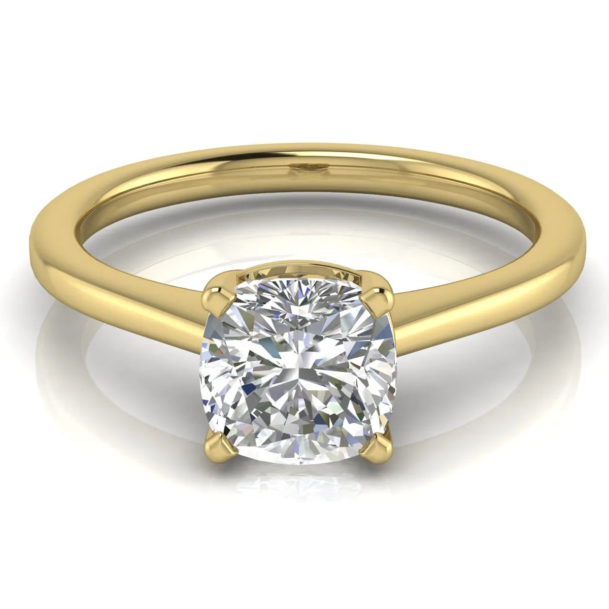Vintage-Inspired Milgrain Engagement Ring