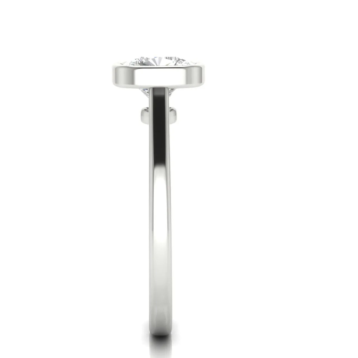 Romantic Halo Solitaire Ring