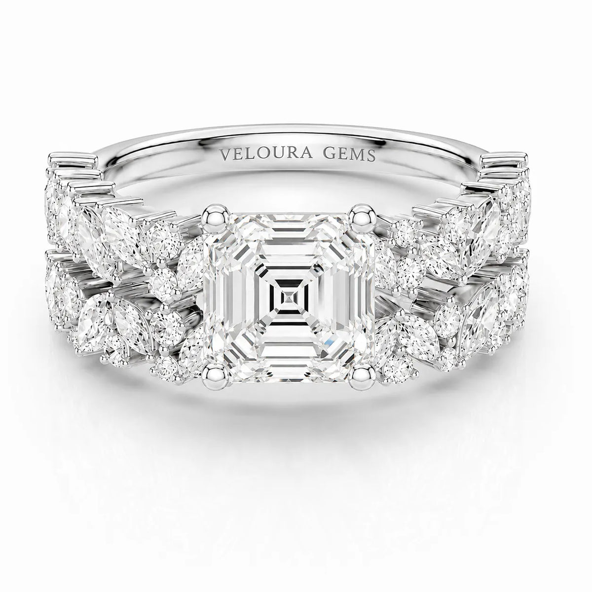Celestial Symphony Two Step Wear Diamond Ring