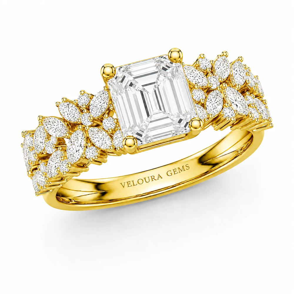 Celestial Symphony Two Step Wear Diamond Ring