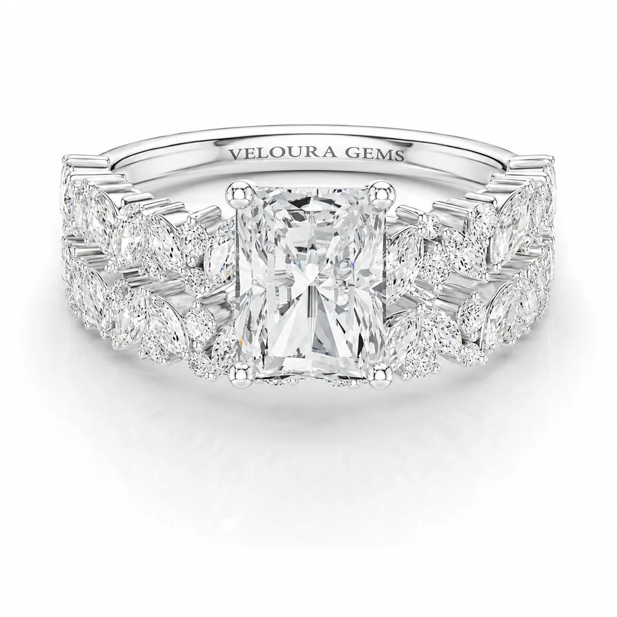 Celestial Symphony Two Step Wear Diamond Ring