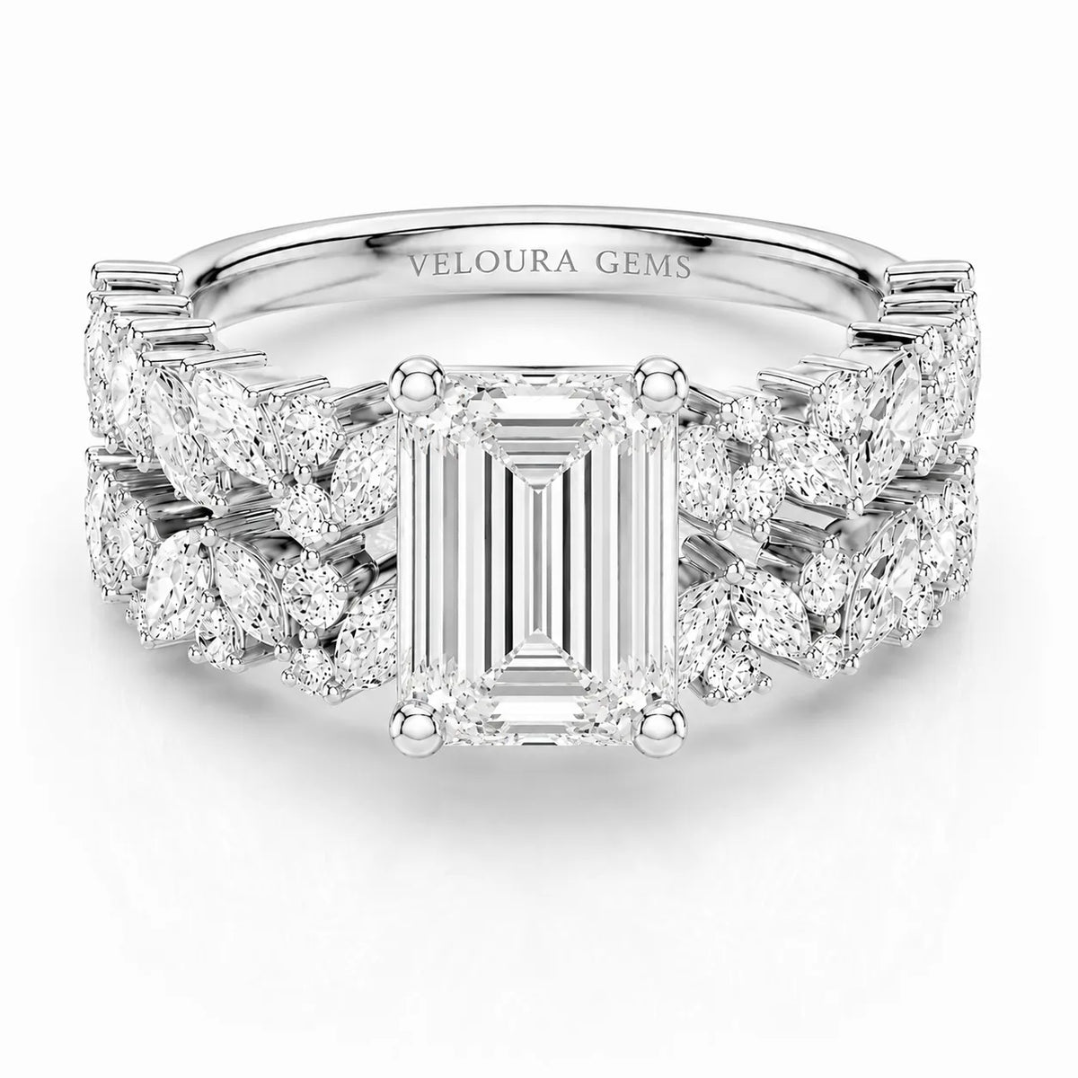 Celestial Symphony Two Step Wear Diamond Ring