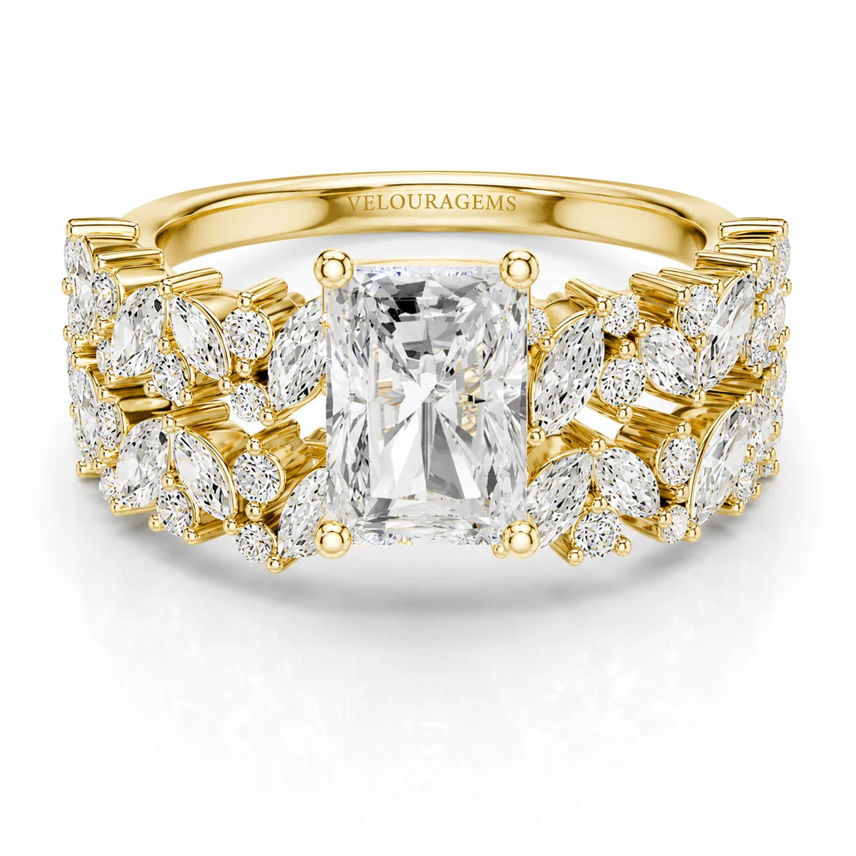 Celestial Symphony Two Step Wear Diamond Ring