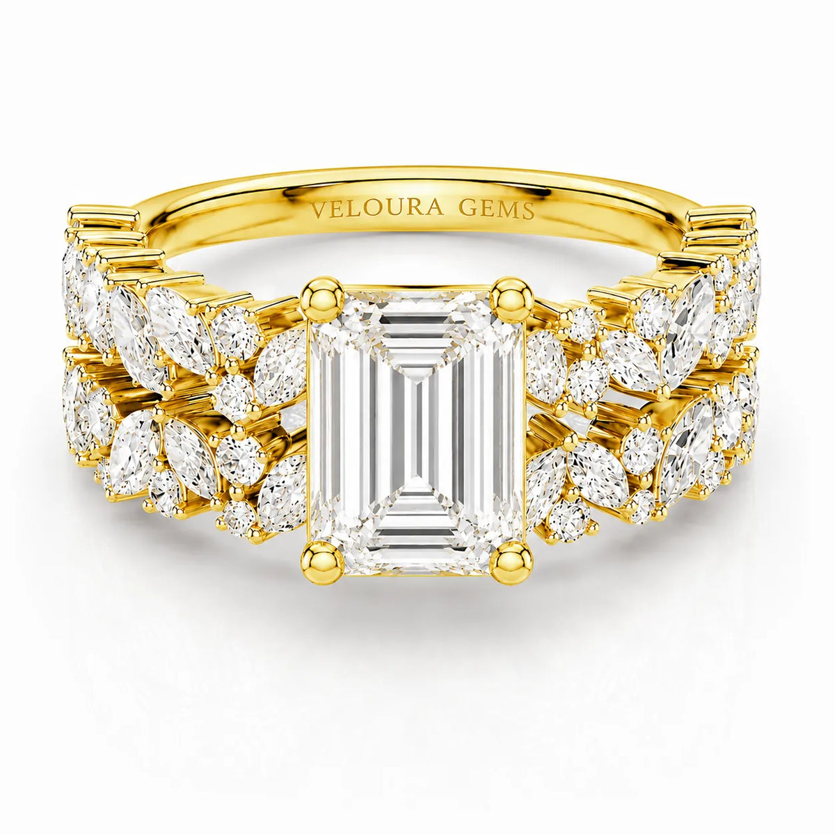 Celestial Symphony Two Step Wear Diamond Ring