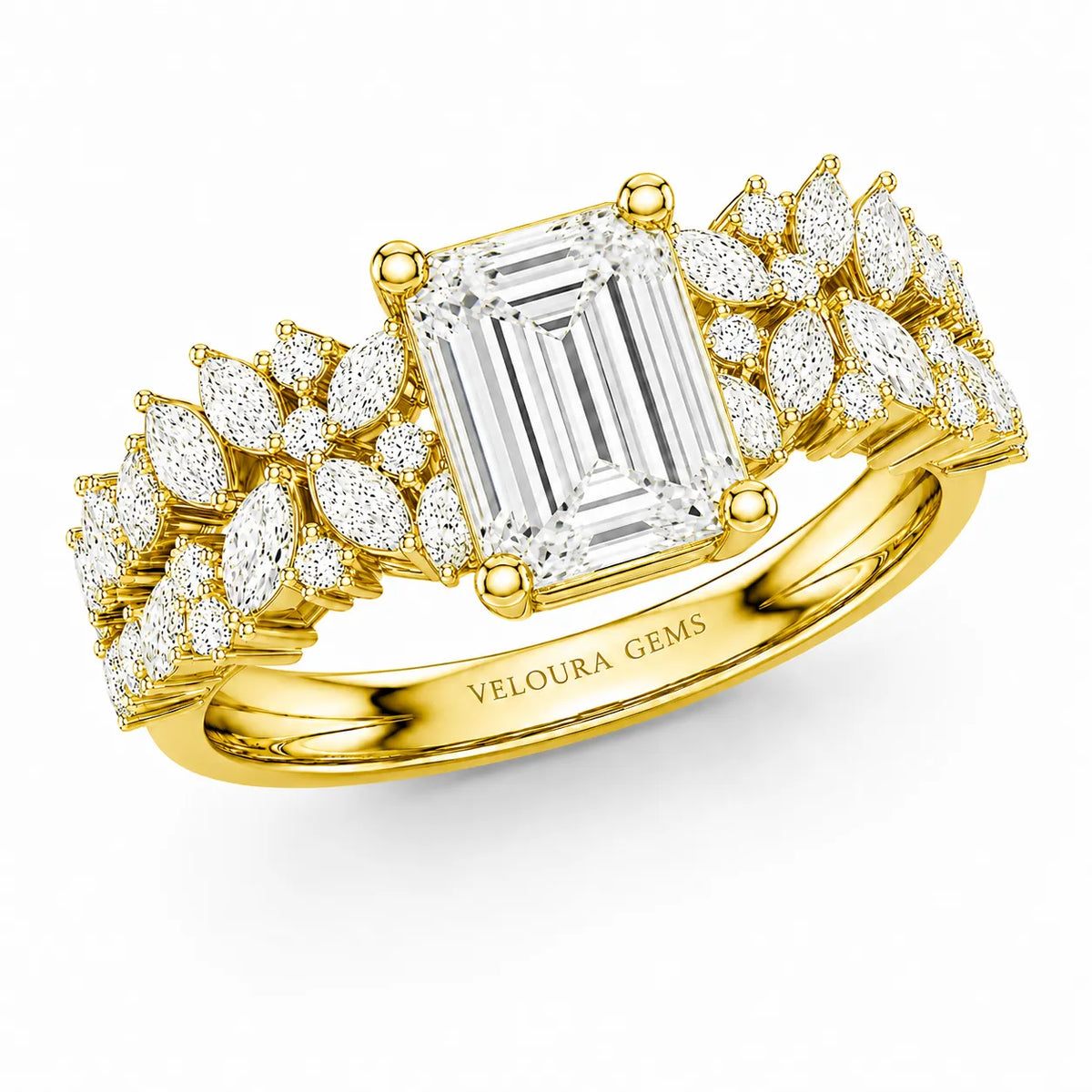 Celestial Symphony Two Step Wear Diamond Ring