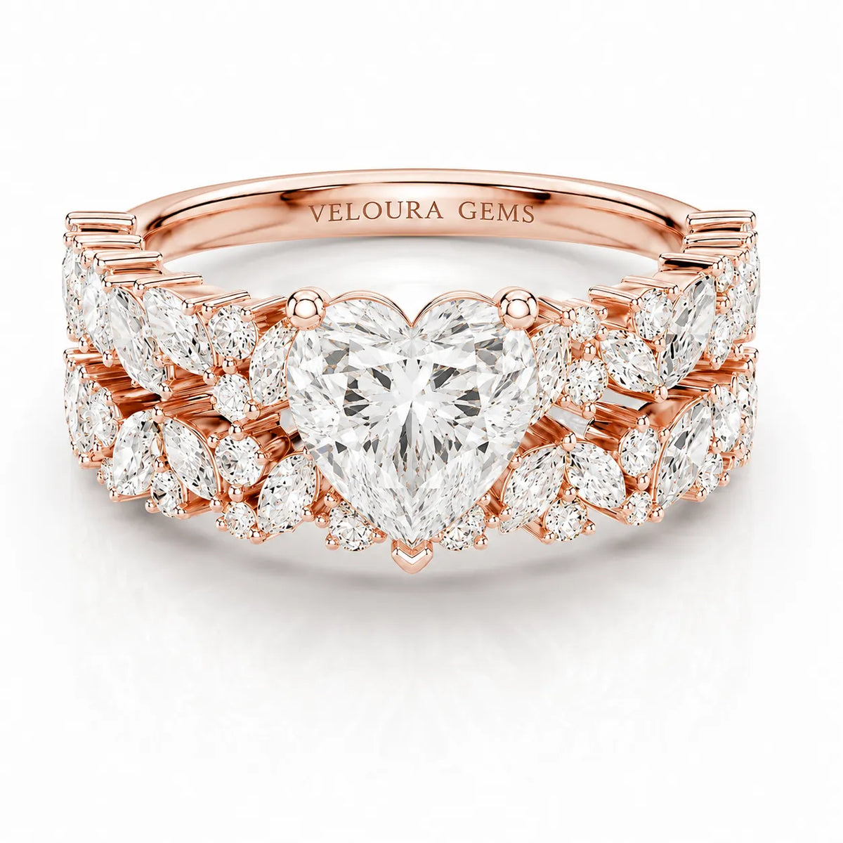 Celestial Symphony Two Step Wear Diamond Ring