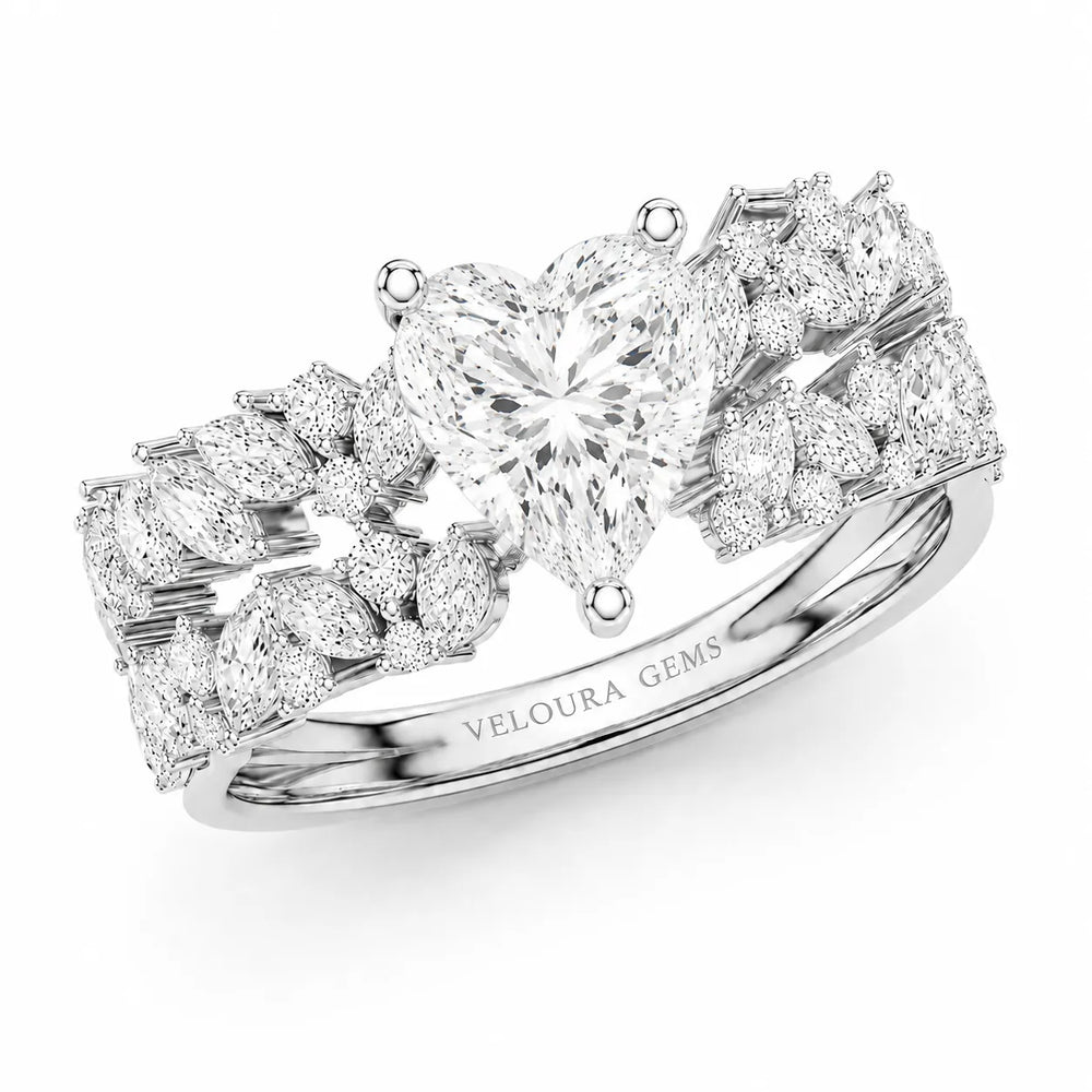 Celestial Symphony Two Step Wear Diamond Ring