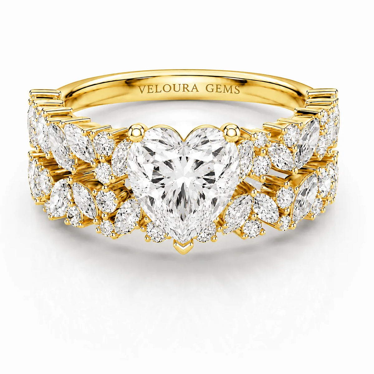 Celestial Symphony Two Step Wear Diamond Ring