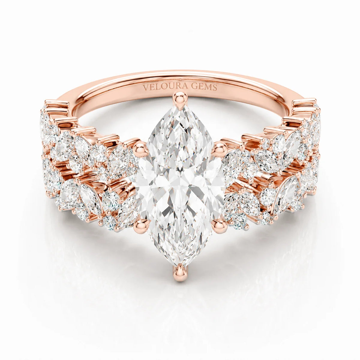 Celestial Symphony Two Step Wear Diamond Ring