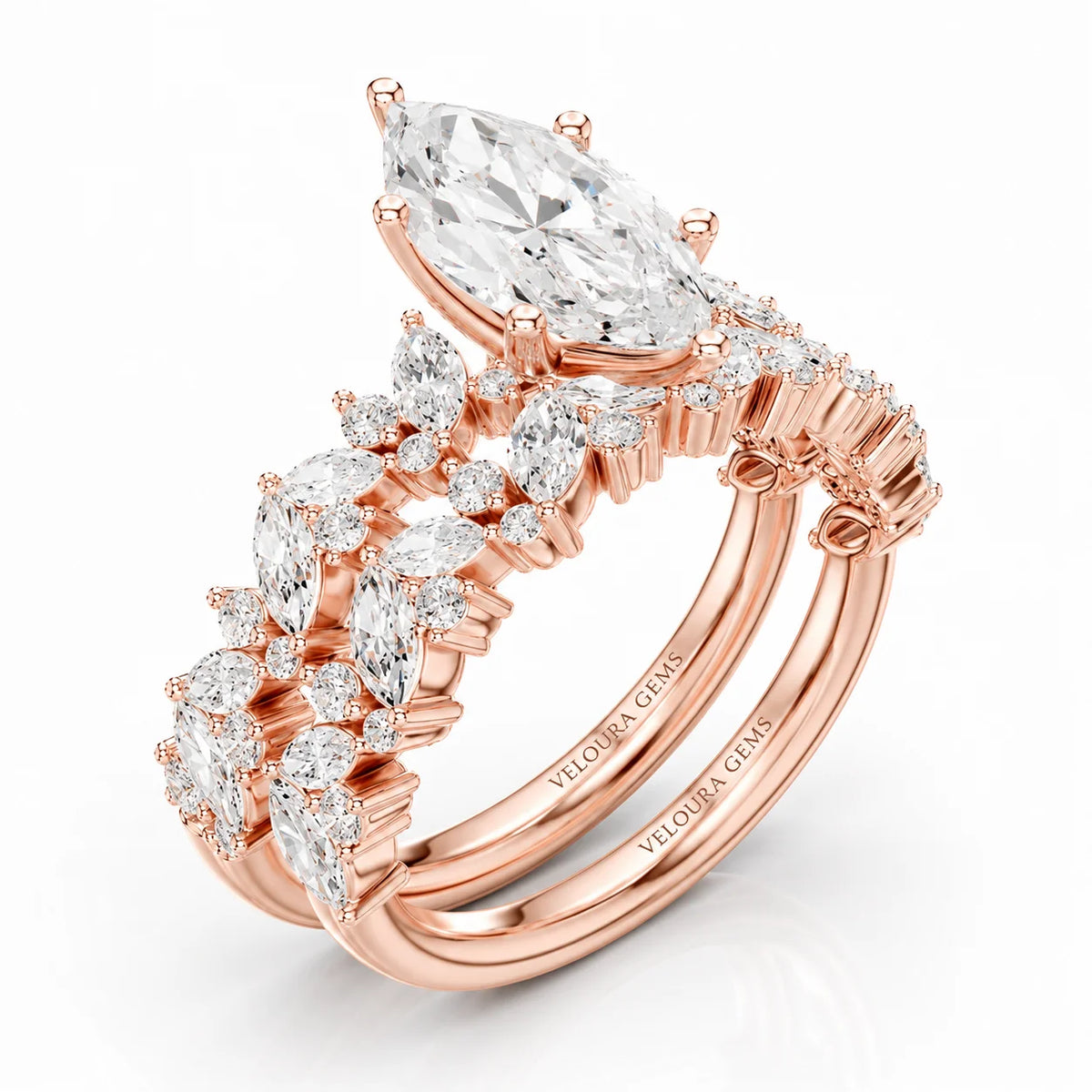 Celestial Symphony Two Step Wear Diamond Ring