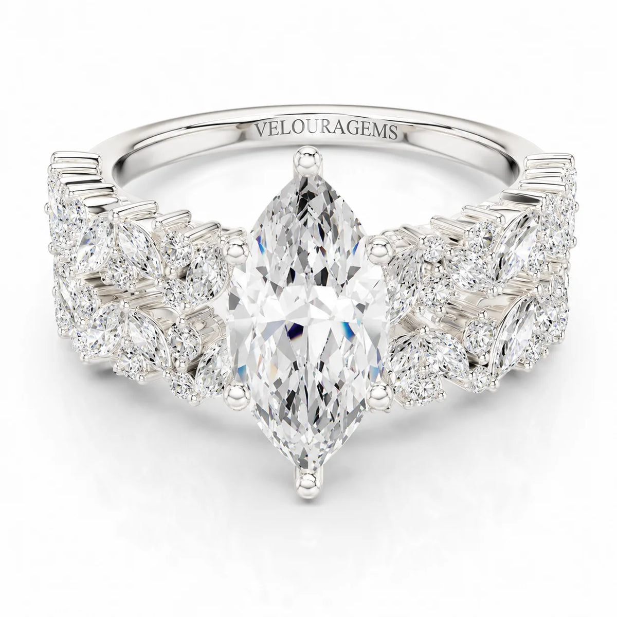 Celestial Symphony Two Step Wear Diamond Ring