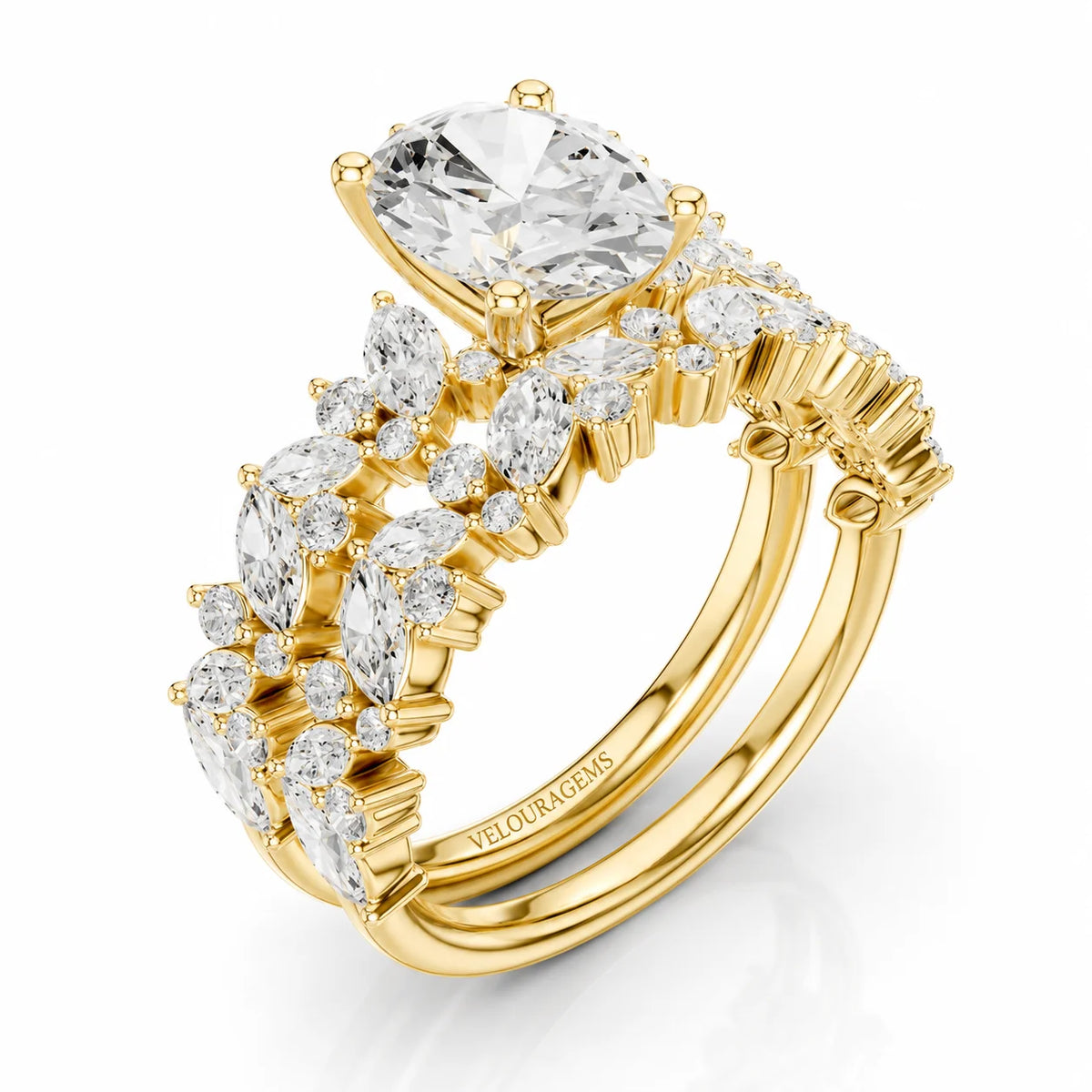 Celestial Symphony Two Step Wear Diamond Ring