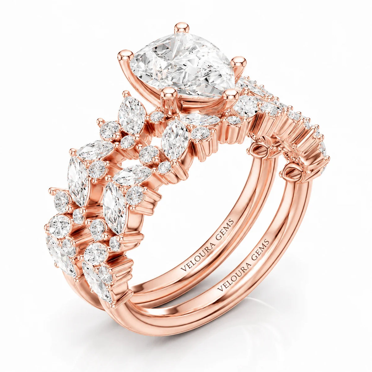 Celestial Symphony Two Step Wear Diamond Ring