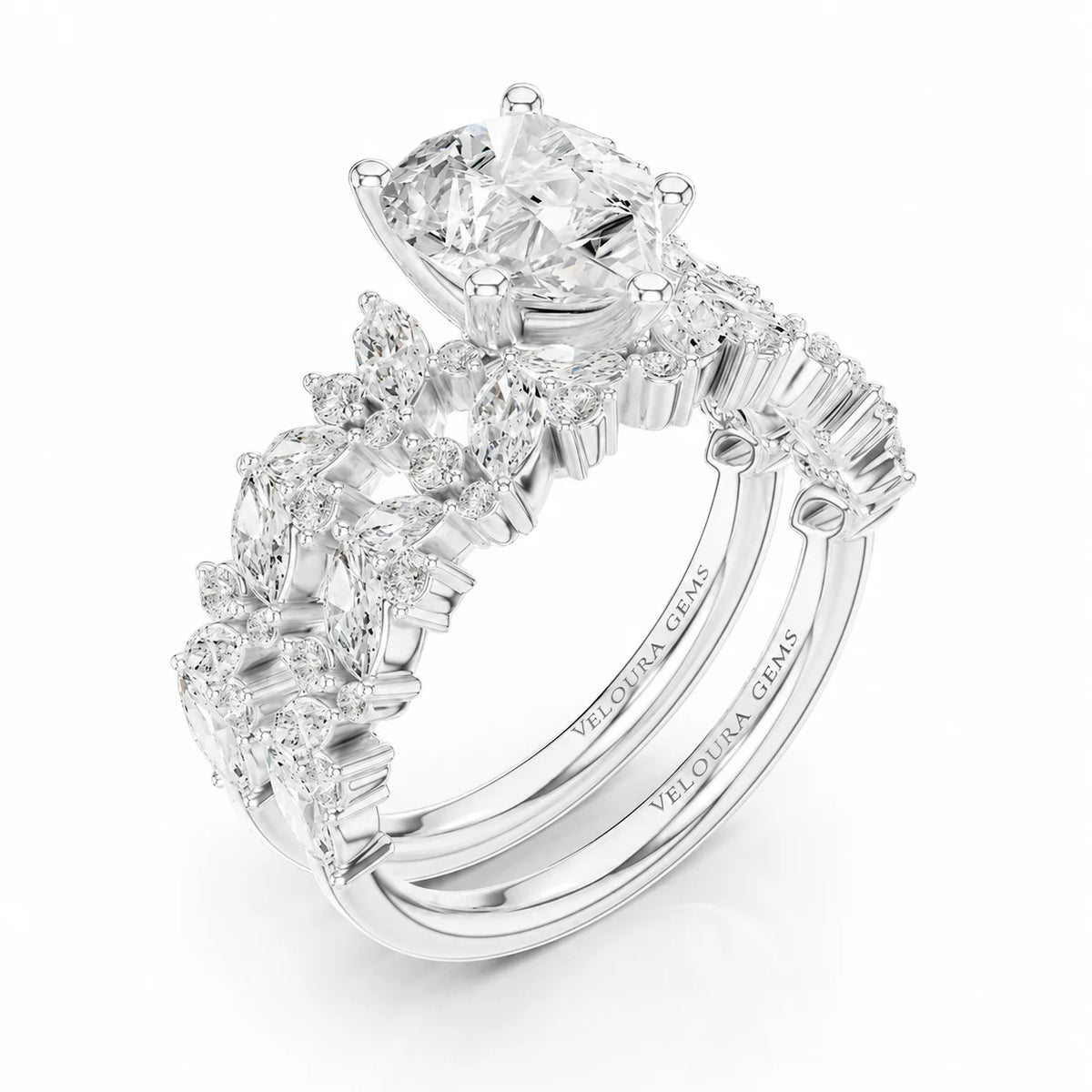 Celestial Symphony Two Step Wear Diamond Ring