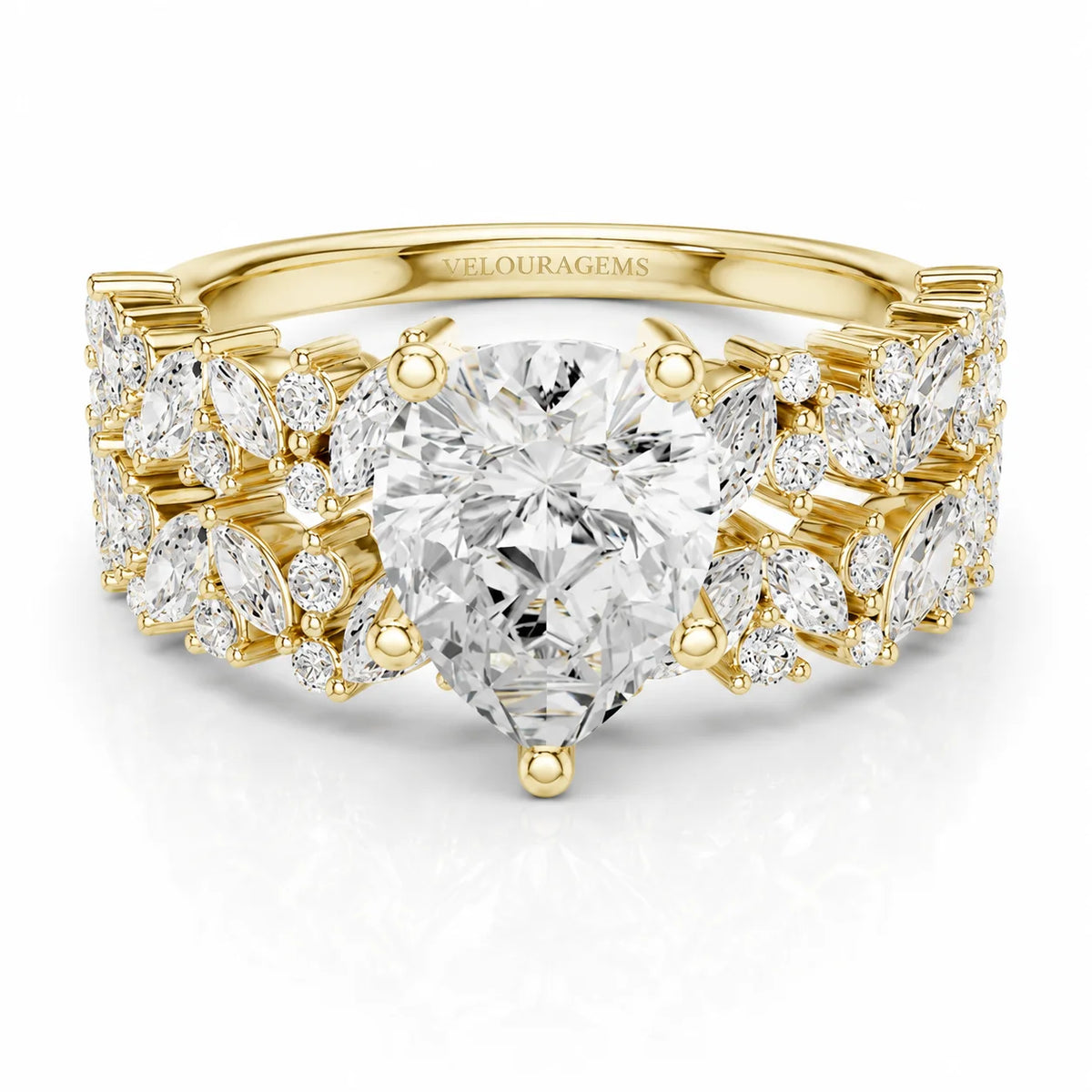 Celestial Symphony Two Step Wear Diamond Ring