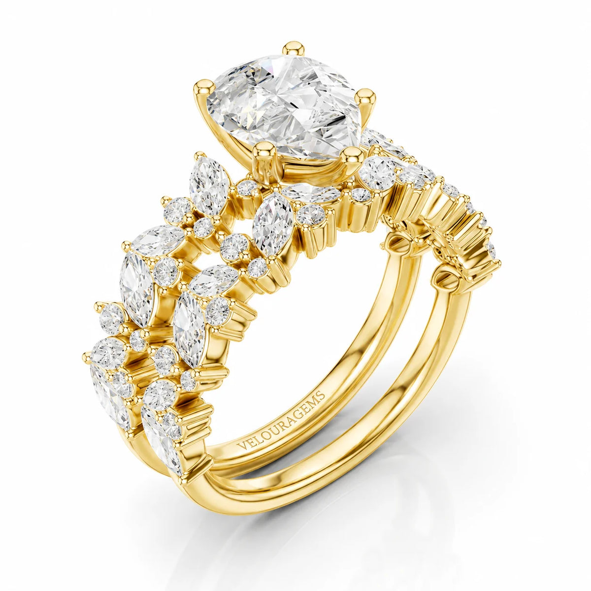 Celestial Symphony Two Step Wear Diamond Ring