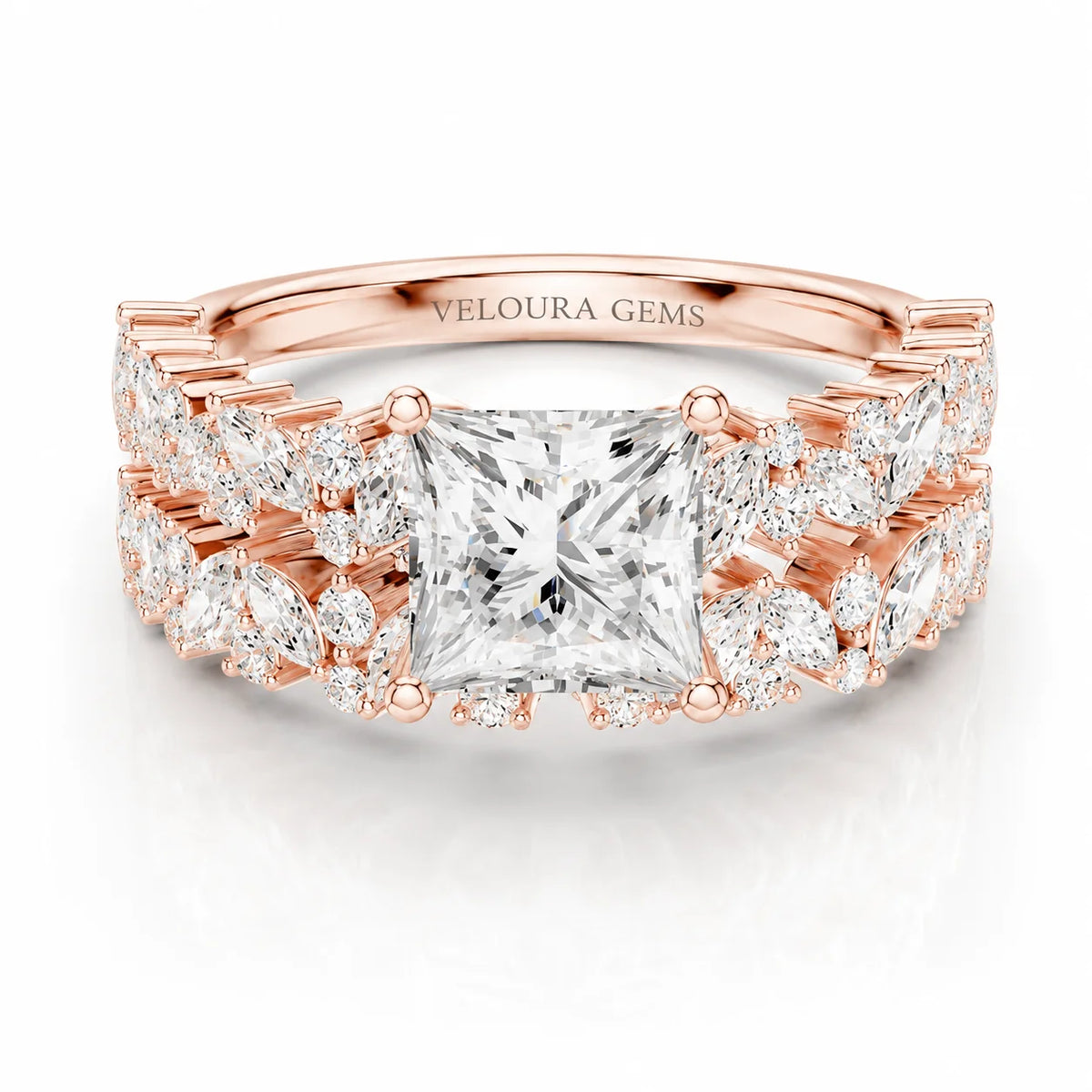 Celestial Symphony Two Step Wear Diamond Ring