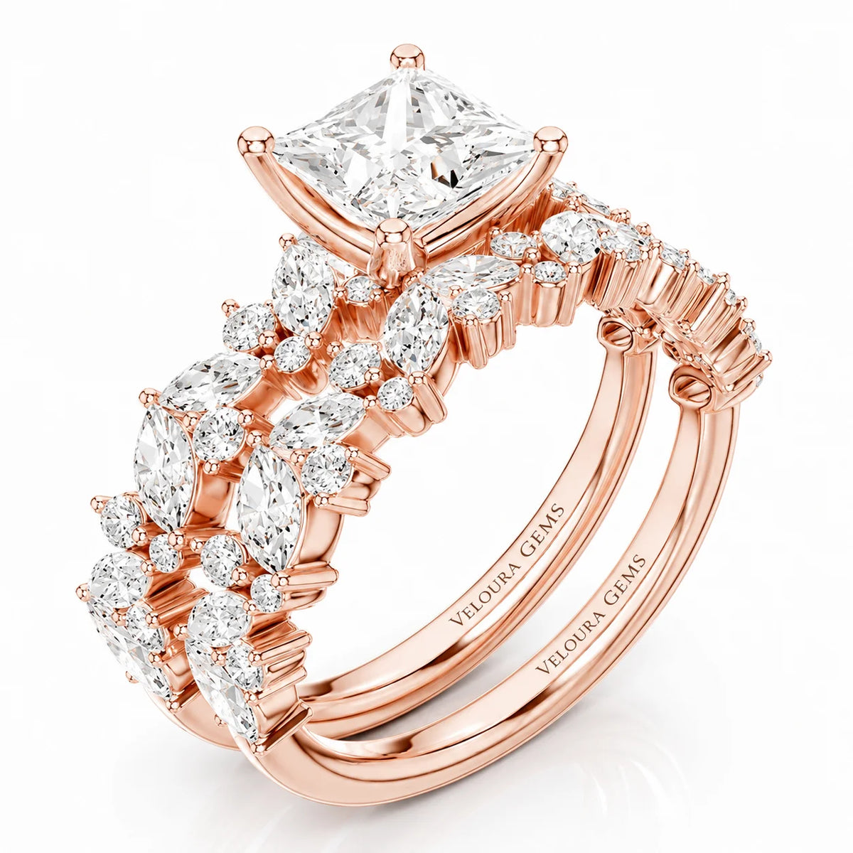 Celestial Symphony Two Step Wear Diamond Ring
