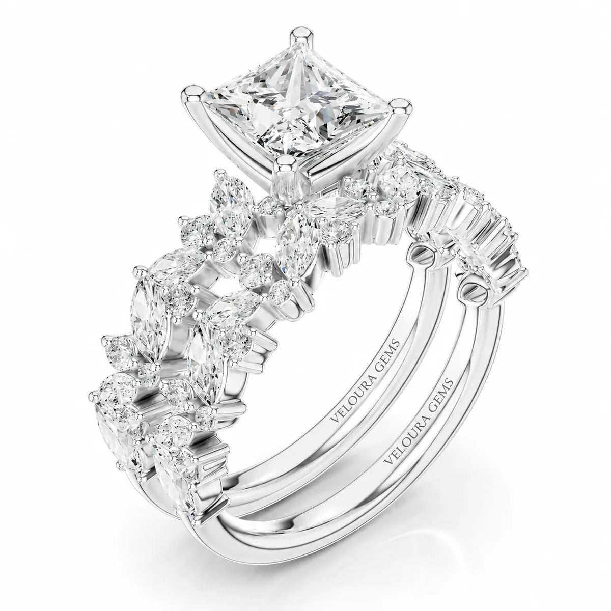 Celestial Symphony Two Step Wear Diamond Ring