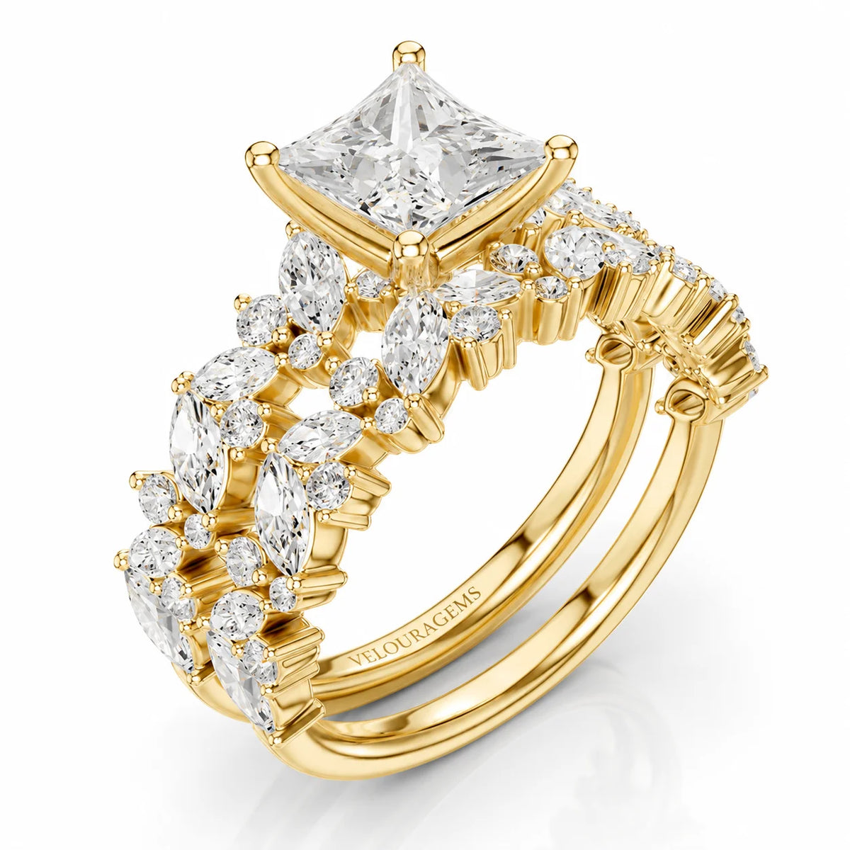 Celestial Symphony Two Step Wear Diamond Ring
