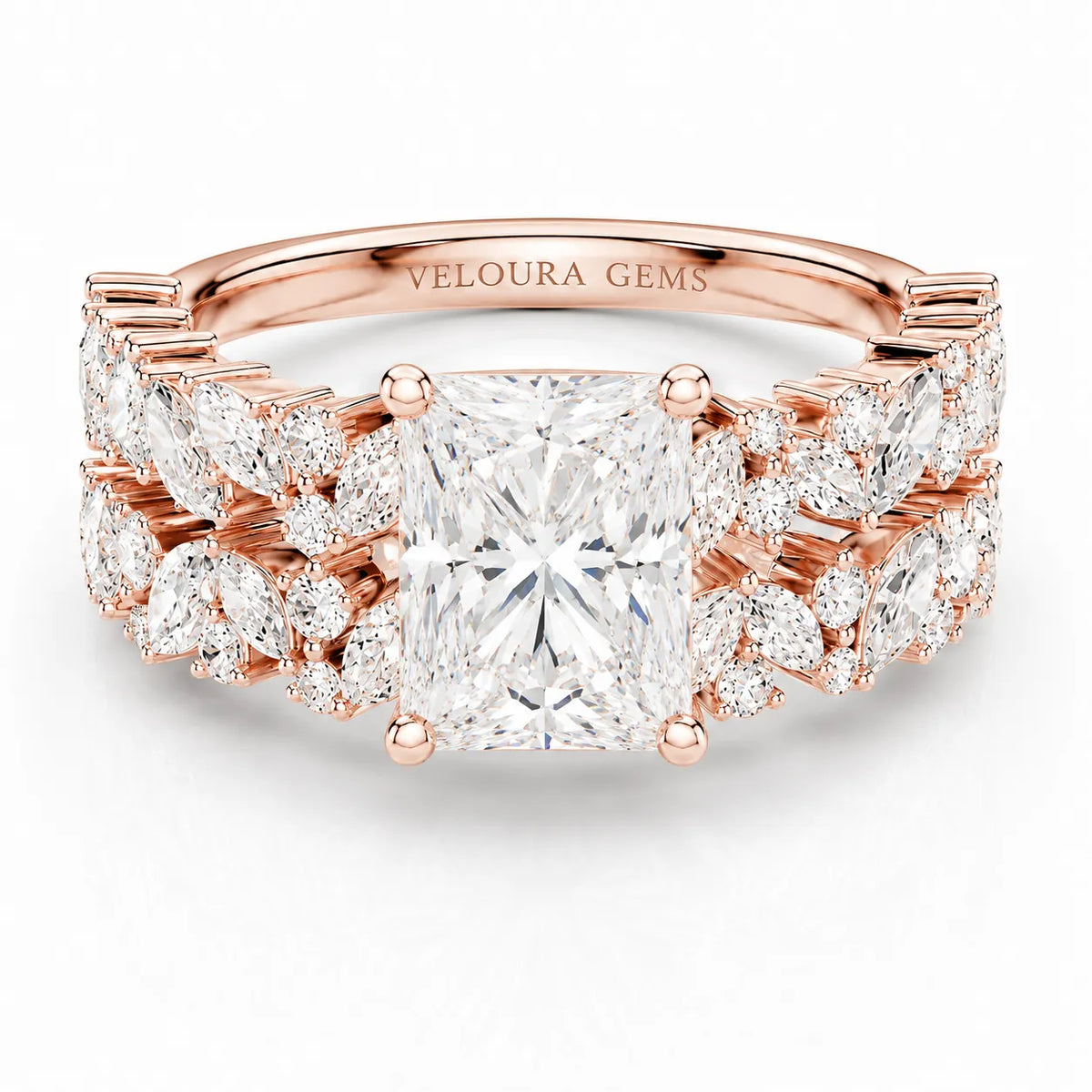 Celestial Symphony Two Step Wear Diamond Ring