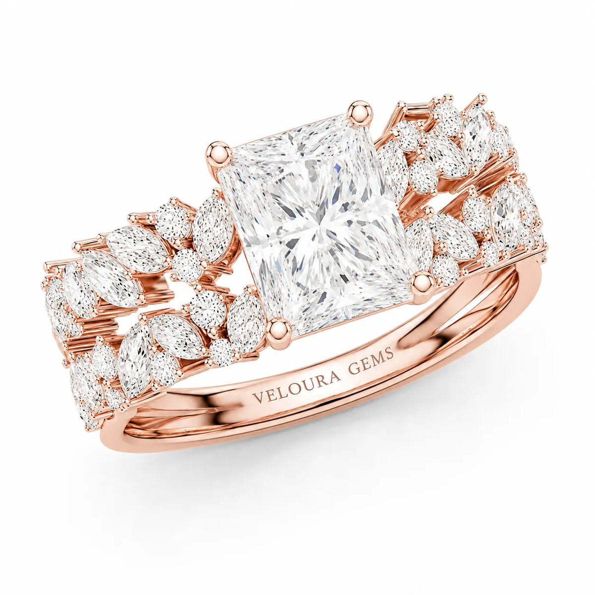 Celestial Symphony Two Step Wear Diamond Ring