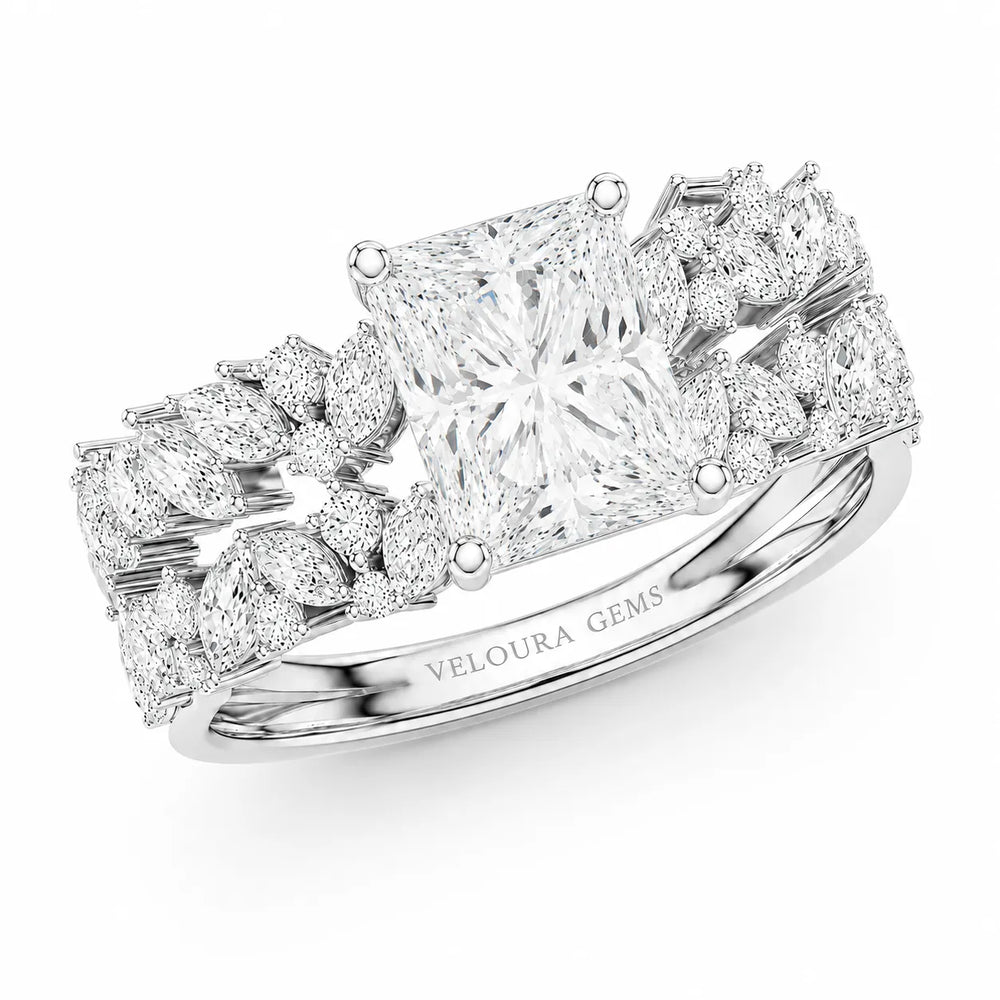 Celestial Symphony Two Step Wear Diamond Ring