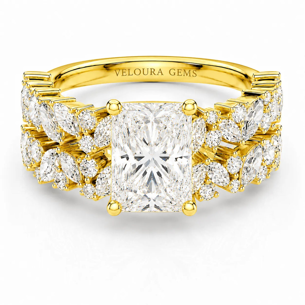 Celestial Symphony Two Step Wear Diamond Ring