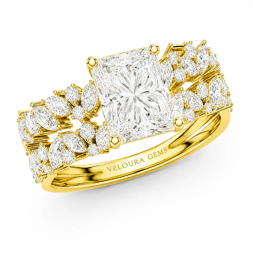 Celestial Symphony Two Step Wear Diamond Ring