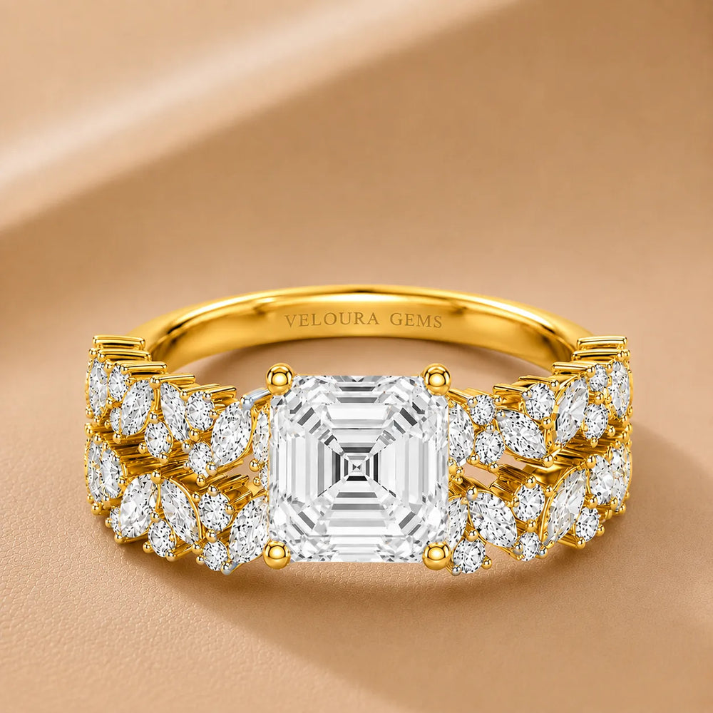 Celestial Symphony Two Step Wear Diamond Ring
