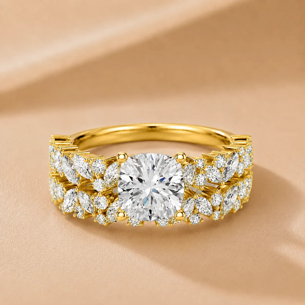 Celestial Symphony Two Step Wear Diamond Ring