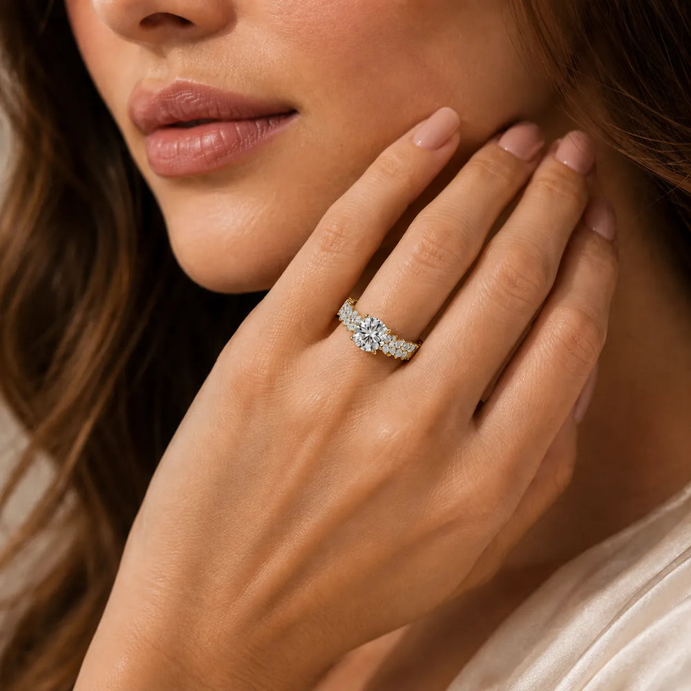 Celestial Symphony Two Step Wear Diamond Ring