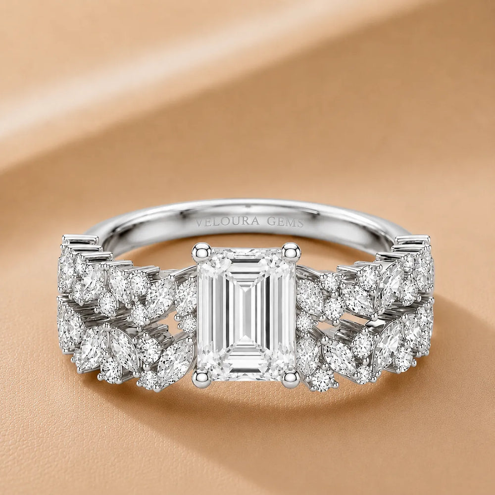 Celestial Symphony Two Step Wear Diamond Ring