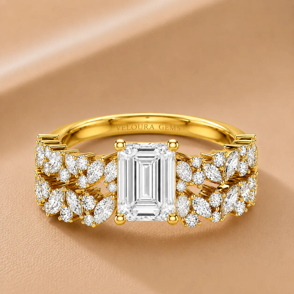 Celestial Symphony Two Step Wear Diamond Ring